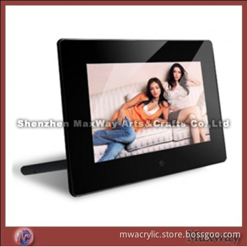 8 Inch Black Acrylic Multi Function Photo Frame